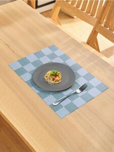 Sinsay - Podkładki na stół w kratkę 4 pack - turkusowy