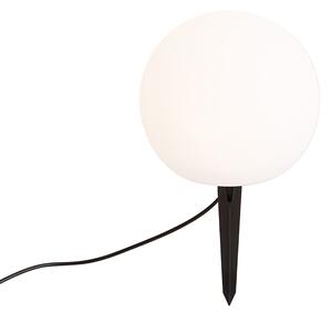 Nowoczesna lampa zewnętrzna 12V biała 20 cm z LED IP65 - Voltaire Luno