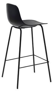 Czarny plastikowy hoker 92,5 cm Whitby – Unique Furniture