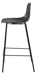 Czarny plastikowy hoker 92,5 cm Whitby – Unique Furniture