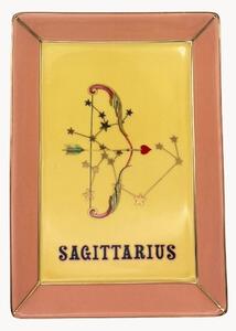Taca dekoracyjna z porcelany kostnej Sagittarius