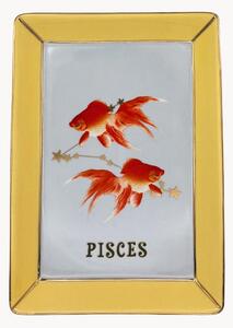 Taca dekoracyjna z porcelany kostnej Pisces