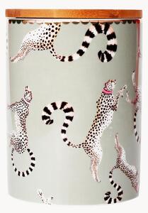 Pojemnik do przechowywania z porcelany kostnej Cheetah