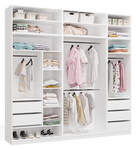 Kompletny zestaw mebli do garderoby 260x250 cm | Umeblowana.com