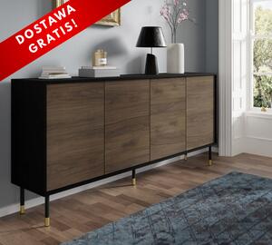 Długa szafka na ubrania z półkami 180 cm | Umeblowana.com