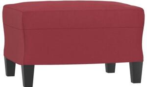 Sofa 3-osobowa z podnÃ³Å¼kiem, winna czerwieÅ, 180 cm, ekoskÃ³ra