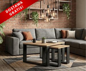 Kwadratowe stoliki kawowe 60x60 cm | Umeblowana.com