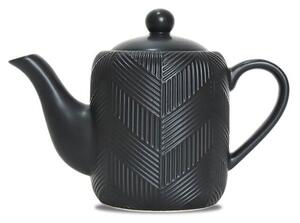 Ceramiczny zaparzacz do kawy i herbaty 900ML czajniczek Geometry Black MAESTRO