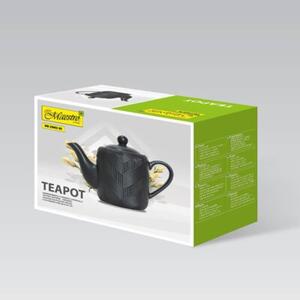 Ceramiczny zaparzacz do kawy i herbaty 900ML czajniczek Geometry Black MAESTRO