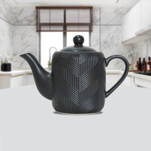 Ceramiczny zaparzacz do kawy i herbaty 900ML czajniczek Geometry Black MAESTRO