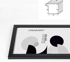 Czarna ramka na zdjęcia w rozmiarze 20x30 cm FRAMAI®