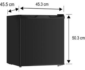 Lodówka SMITH&BROWN SFMF-111-BE3 50.3cm Czarna