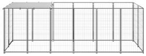 Kojec dla psa, czarny, 330x110x110 cm, stalowy