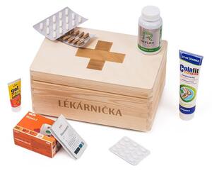 ČistéDřevo Boks drewniany – apteczka