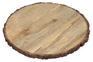 Orion Podkładka z drewna mango z korą – 39 cm