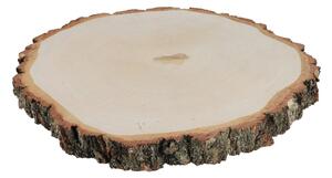 ČistéDřevo Podkładka drewniana z pnia brzozy 33–38 cm