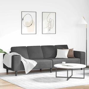 Nowoczesna sofa sztruksowa w ciemnoszarym kolorze - elegancki wybÃ³r do salonu