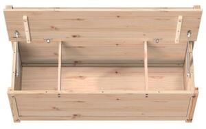 Ławka, 110x41x76,5 cm, lite drewno sosnowe