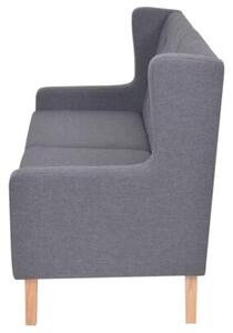 Sofa 2-osobowa tapicerowana tkaninÄ , szara