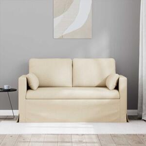 Nowoczesna sofa moduÅowa w kremowym kolorze z metalowÄ ramÄ