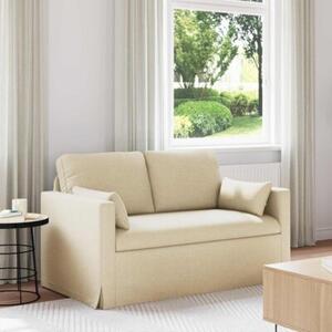 Nowoczesna sofa moduÅowa w kremowym kolorze z metalowÄ ramÄ