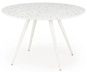 Biały okrągły stół w stylu skandynawskim - Alves