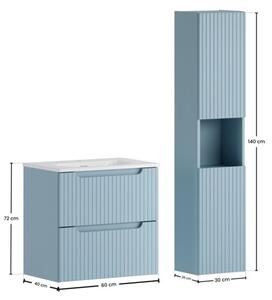 Zestaw mebli łazienkowych 120cm z blatem Aster Green