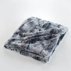 Szary koc ze sztucznego futra 180x220 cm Antartic – douceur d'intérieur