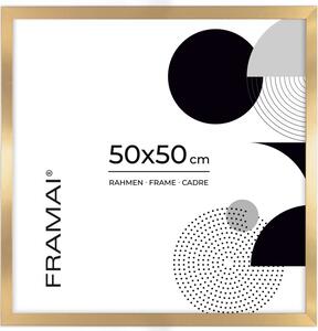 Złota ramka na zdjęcia w rozmiarze 50x50 cm FRAMAI®