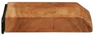 Półki ścienne 2 szt. 30x20x3,5 cm drewno lite akacja