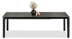 Stół marmurowy czarny nero z funkcją rozkładania 180-240 toreto