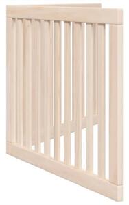 Bramka dla psa składana 2 panele 160 cm drewno topolowe