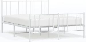 Białe metalowe łóżko w stylu loft 120x200 cm - Privex