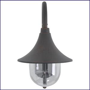 Brązowa zewnętrzna lampa ścienna - A465-Gida