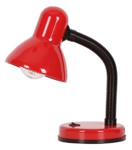 Lampka biurkowa dla ucznia K-MT-203 Cariba, lampka młodzieżowa, czerwona