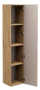 Szafka łazienkowa LUXOR BEIGE 80-01-1D 35cm dąb olejowany/beżowa