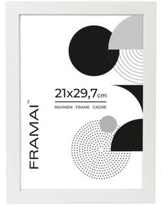Biała ramka na zdjęcia w rozmiarze 21x29,7 cm FRAMAI®