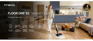 Odkurzacz mopujący TINECO Floor One S5 Stretch Gold aktywne mycie, separacja wody