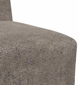 ModuÅowa sofa bez podÅokietnikÃ³w ciemnoszara 55 cm skÃ³ra syntetyczna zamszowa