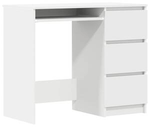 Biurko, biaÅe, 90x45x76 cm, materiaÅ drewnopochodny