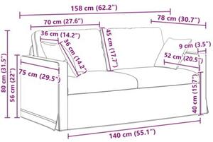 Modularna sofa aksamitna w kolorze niebieskim z czarnymi akcentami