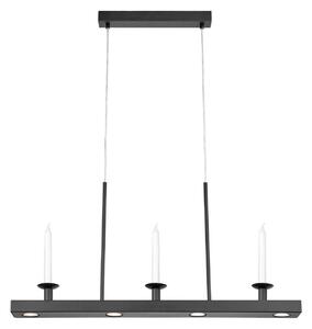 Lampa Wisząca Markslöjd, Dining, ściemnialny, czarny, salon, metal