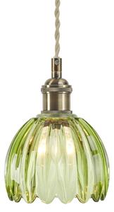 Lampa Wisząca Markslöjd, Gotta, antyczny mosiądz, salon, szkło