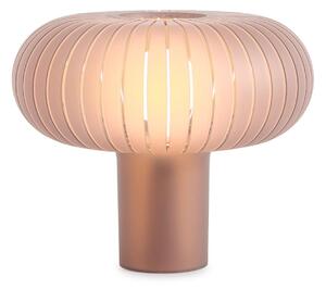 Lampa Stołowa Kartell, Teresa Frozen, ściemnialny, pudrowy róż, salon, tworzywo sztuczne, design