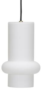 Lampa Wisząca Hübsch, Pilule Down, ściemnialny, biały, salon, szkło, skandynawski