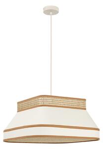 Lampa Wisząca MARKET SET, Square, ściemnialny, beżowy, jadalnia, tkanina | tekstylia, design