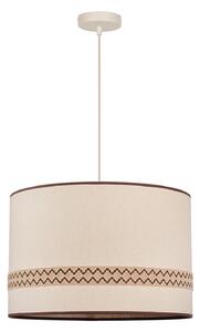 Lampa Wisząca MARKET SET, Jimmy, ściemnialny, beżowy, jadalnia, tkanina | tekstylia, design