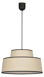 Lampa Wisząca COREP, Mallorca, ściemnialny, szary, salon, tkanina | tekstylia