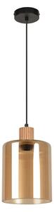 Lampa Wisząca COREP, Giovanni, ściemnialny, beżowy, salon, szkło, nowoczesny