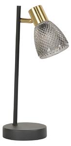 Lampa Stołowa COREP, Giada, czarny, salon, metal